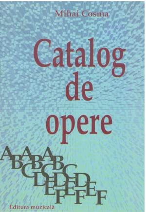 catalog de opere in 3 volume
