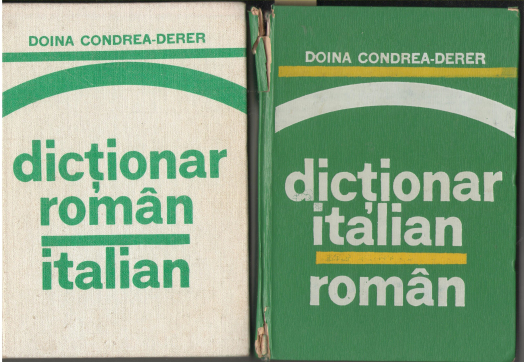 dictionar roman-italian italian-roman PENTRU UZUL ELEVILOR in 2 volume
