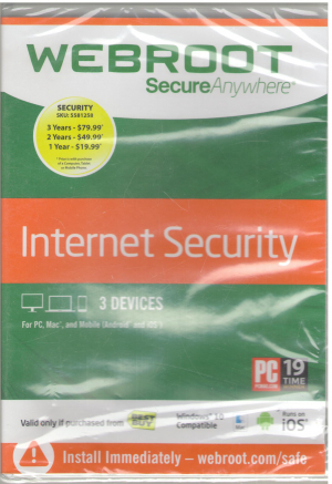 Webroot SecureAnywhere Internet Security