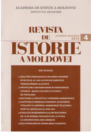 Revista de istorie a Moldovei