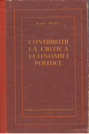 Contributii la critica economiei politice