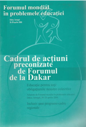 Cadrul de acţiuni preconizate de Forumul de la Dakar