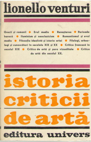 Istoria criticii de arta