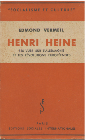 henri heine ses vues sur l'allemagne et les revolutions europeennes