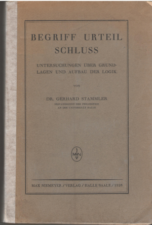 Begriff Urteil Schluss