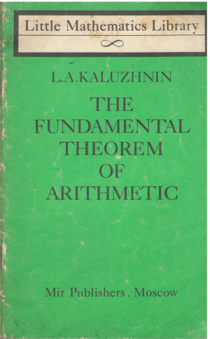 the fundamental theorem of arithmetic