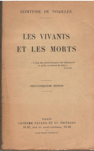 les vivants et les morts