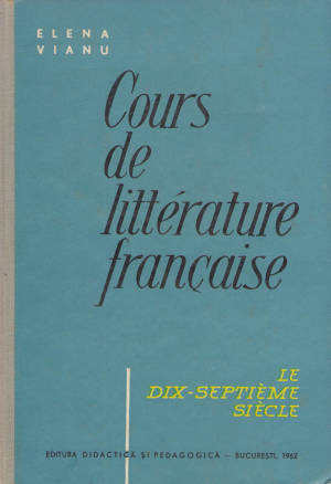 cours de litterature francaise le dix-septieme siecle