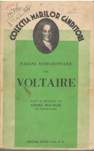 Pagini nemuritoare din Voltaire