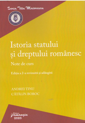 Istoria statului si dreptului romanesc