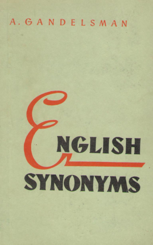 english synonyms explained and illustrated