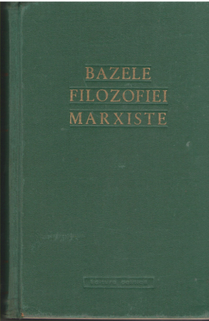 bazele filozofiei marxiste