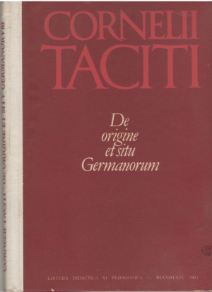 Cornelii Taciti  de origine et situ germanorum