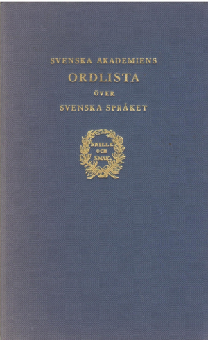Svenska Akademiens ordlista
