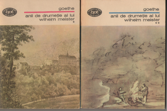 Anii de drumetie ai lui Wilhelm Meister Volumul I + Volumul II
