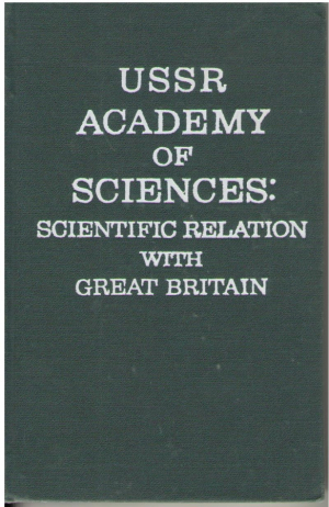 USSR academy of sciences  scientific relation with Great Britain